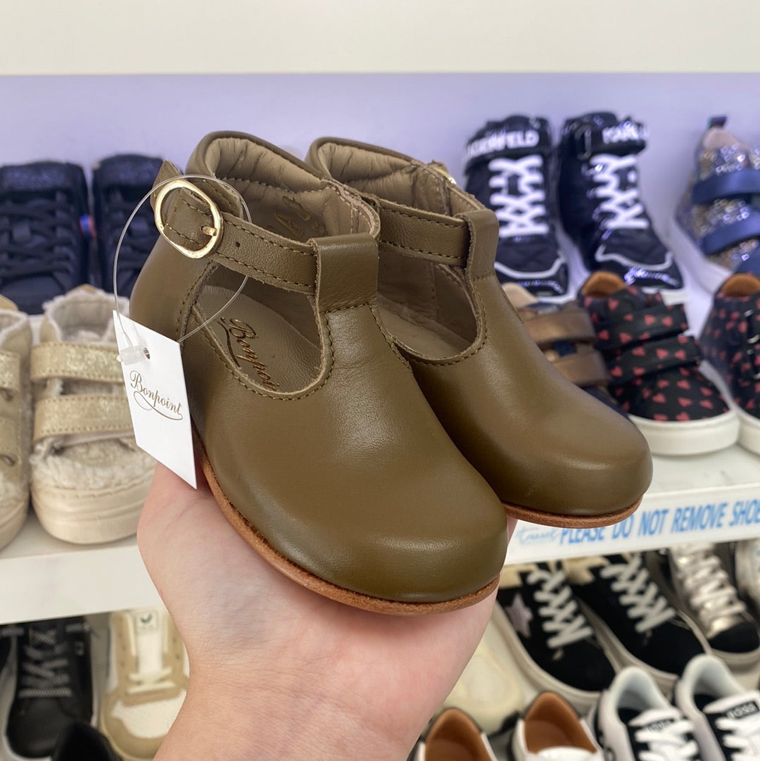 Bonpoint Baby Shoes - Soft Clay Buckle Design for Infants & Toddlers | Perfect for First Steps, Playtime & Special Occasions
