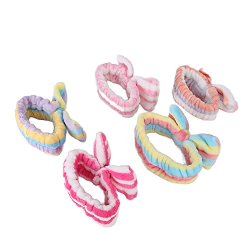 **Bow Hair Band for Face Washing – Soft & Washable Headband for Yoga, Makeup, Spa & Skincare – Perfect for Facial Care & Beauty Routines**