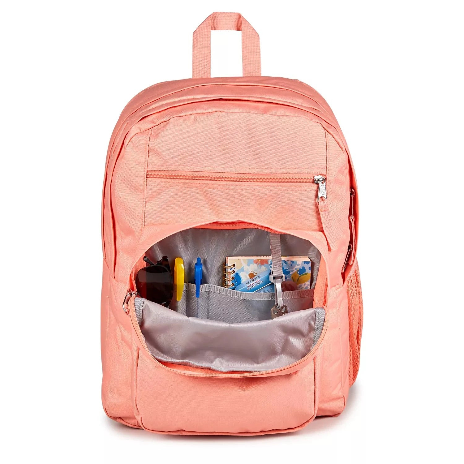 JanSport Big Student Backpack for School & Travel - Lightweight Laptop Backpack with Spacious Compartment, Durable Peach Pink Design | Perfect for College, High School, Work & Outdoor Adventures