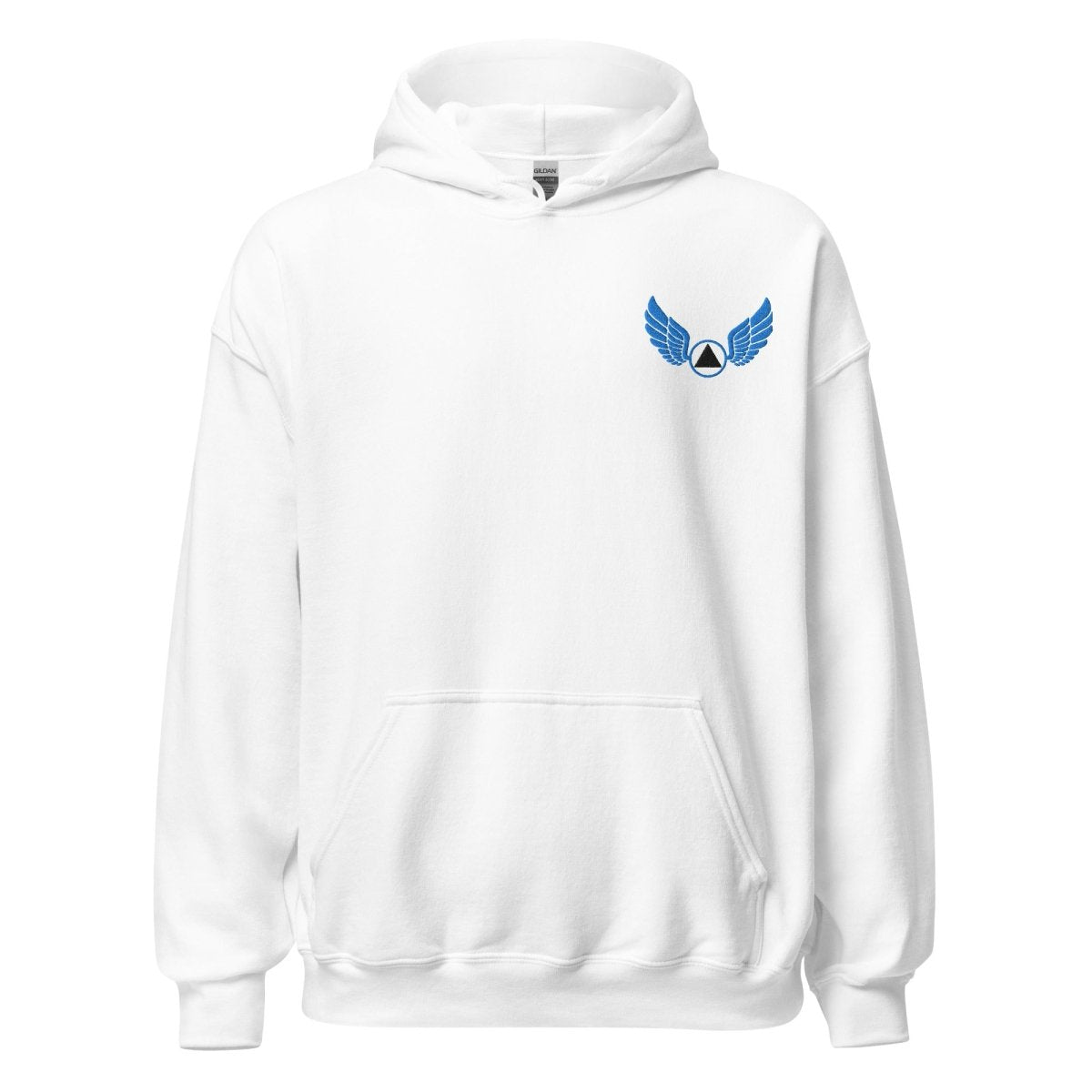 Wings of Recovery Embroidered Hoodie - Comfortable Pullover Sweatshirt for Men & Women - Perfect for Casual Wear, Gym, and Outdoor Activities
