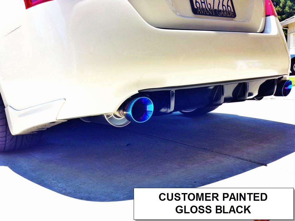 2009-2015 Nissan Maxima Rear Diffuser - Unpainted Performance Spoiler (KB127418) | Upgrade Your Car's Aerodynamics for Sporty Look & Better Handling
