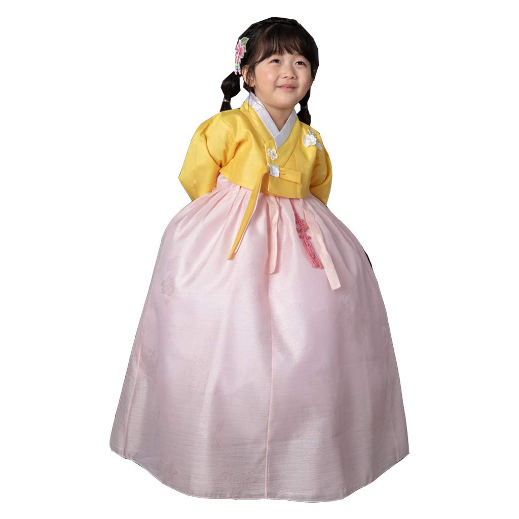 Korean Hanbok Traditional Dress for Baby Girls - Elegant & Comfortable Outfit for Birthday, New Year, Party & Festival Celebrations (Style CG1910) - Perfect for Cultural Events, Photo Shoots & Special Occasions