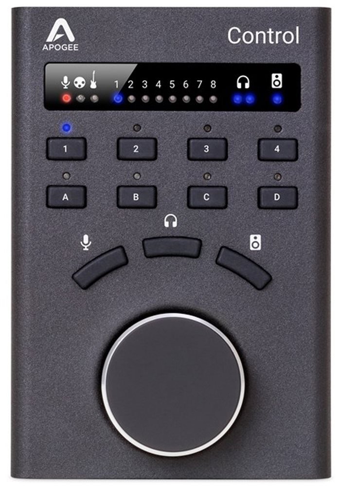 Apogee Electronics Control Remote for Element 24/46/88, Ensemble Thunderbolt & Symphony IO MkII - Professional Audio Interface Controller for Studio Recording & Live Performance