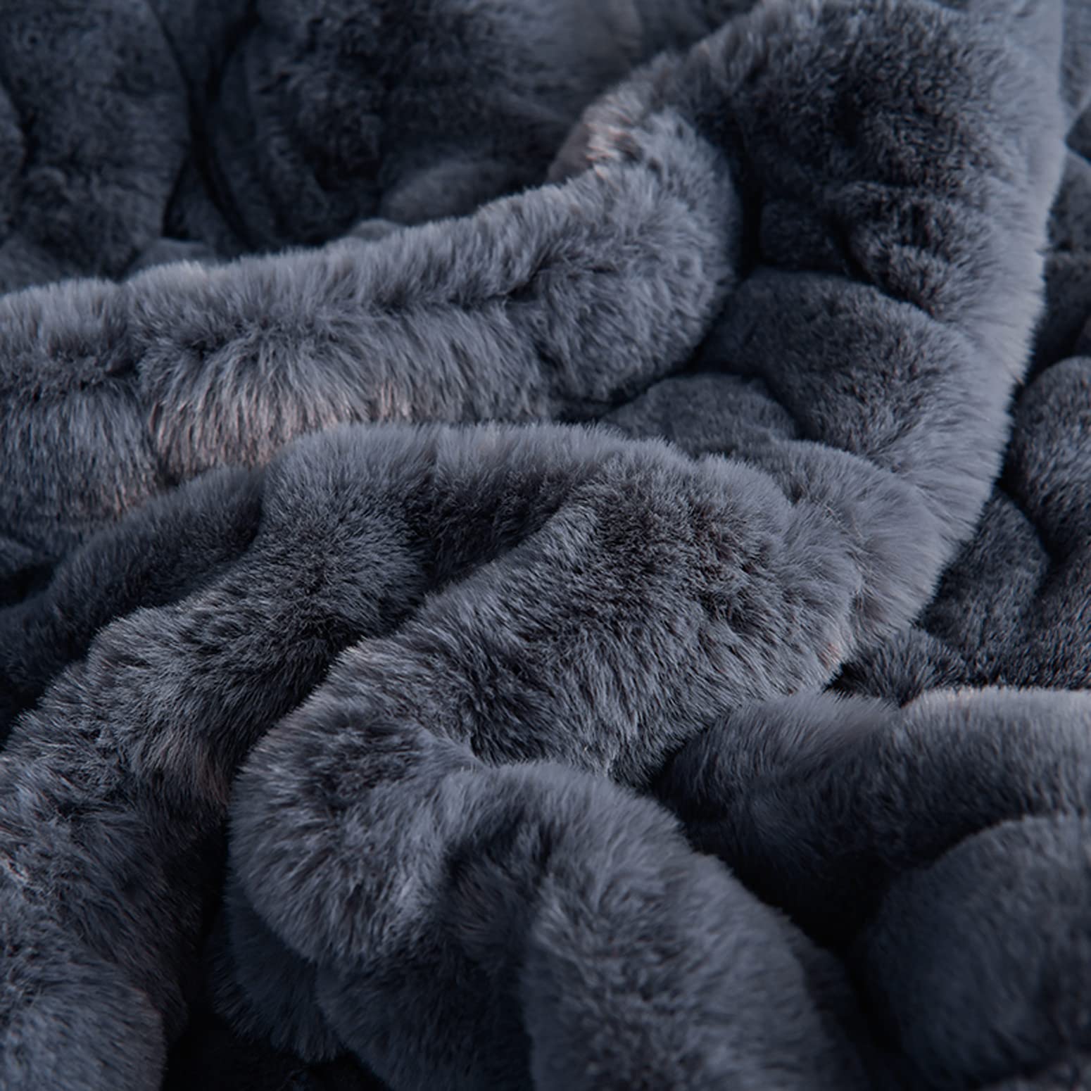 LGYKUMEG Winter Mink Fleece Blanket 79x91 Inches (200x230cm) - 12 Lbs Heavy Weight, Reversible Super Soft Microfiber Thermal Blanket for Cold Weather | Cozy Bed, Sofa & Couch Use for Autumn and Winter Seasons