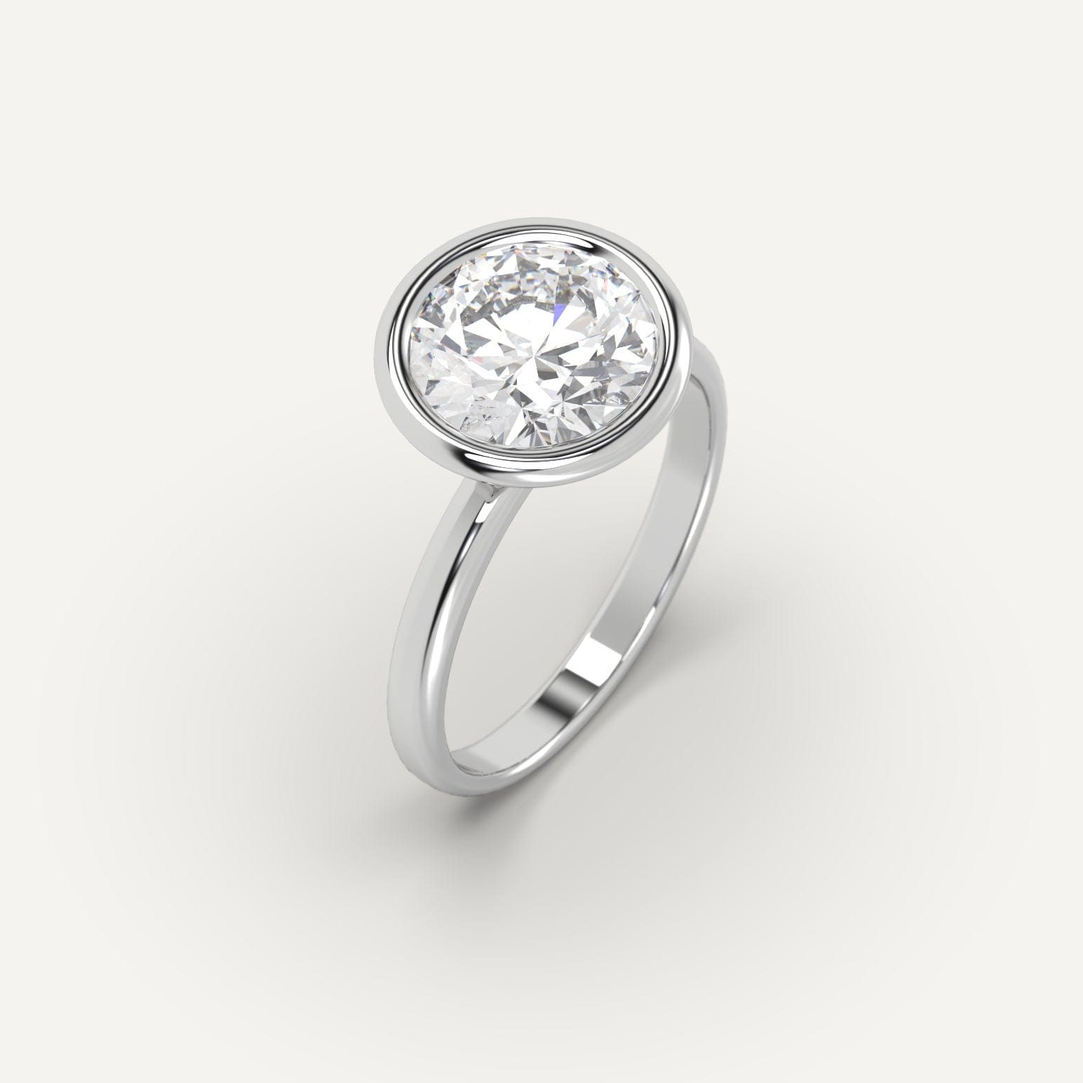 3 Carat Round Cut Diamond Ring - Elegant Solitaire Engagement Ring for Women | Perfect for Proposals, Weddings & Anniversaries