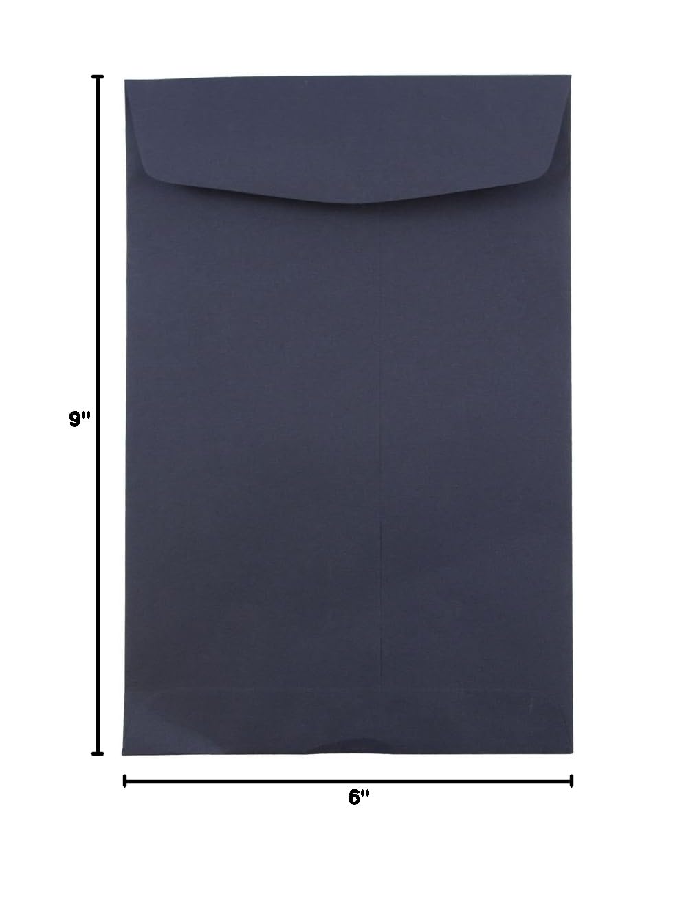 JAM PAPER 6x9 Open End Premium Catalog Envelopes in Navy Blue - 500 Pack Bulk Box for Business Mailing, Invoices & Marketing Materials