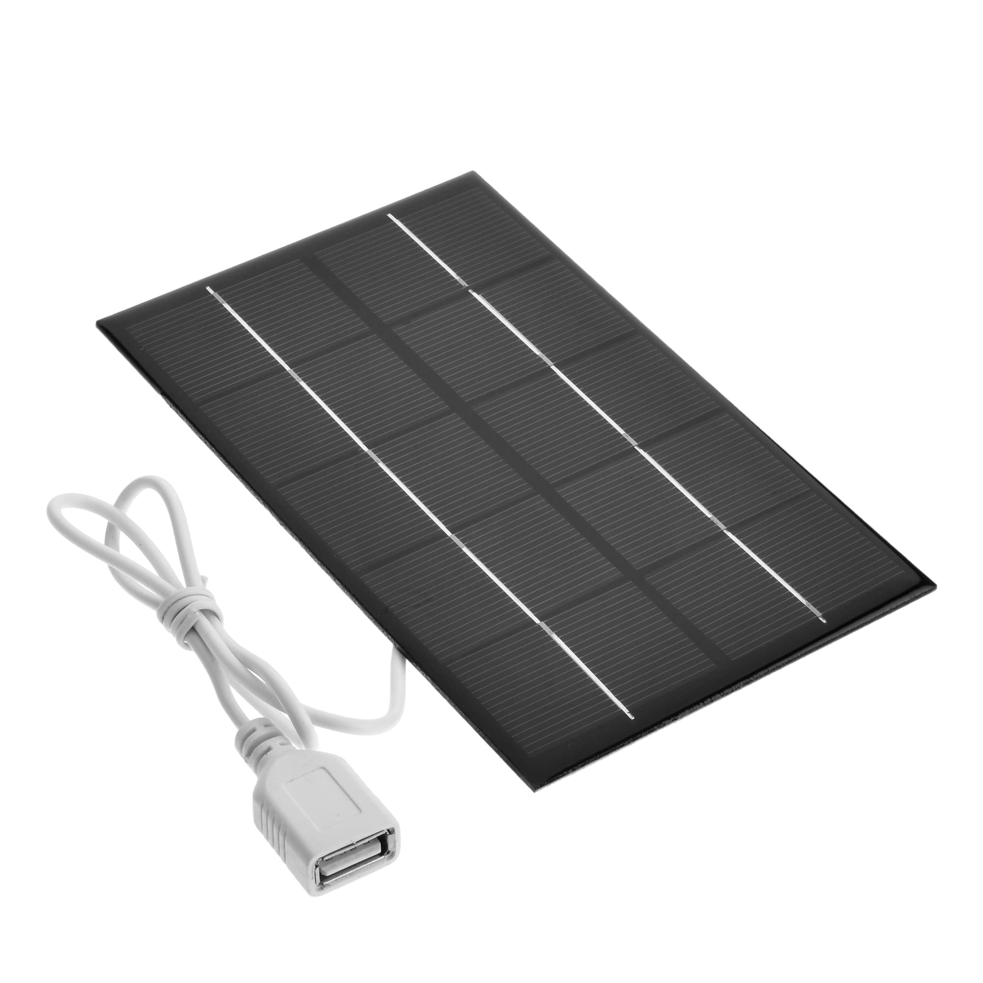 Bettomshin 1Pc 5V 2W Mini Solar Panel - Polycrystalline Solar Cell Module for DIY Solar System Kits, Light Electric Toys, and Solar Battery Chargers (5.59