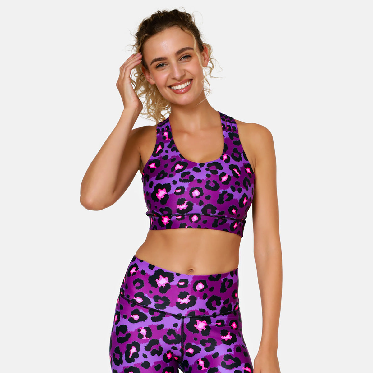 Berry Beast Cross Back Sports Bra - High Support Workout Bra for Women - Perfect for Yoga, Running & Gym Fitness