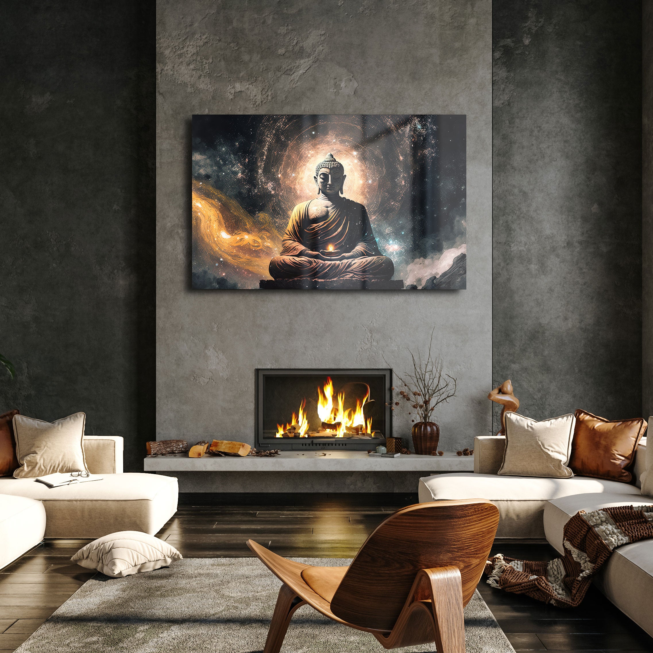 Buddha Enlightenment II Statue - Handcrafted Meditation Decor for Home, Office & Yoga Studio - Perfect for Zen Decor & Spiritual Gifts