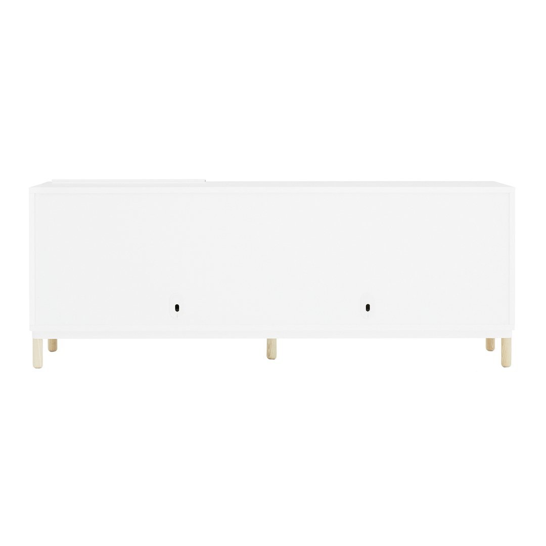 Modern Kabino Sideboard with 4 Drawers - Solid Wood Storage Cabinet for Living Room, Dining Room & Entryway - Stylish & Functional Home Organization Furniture