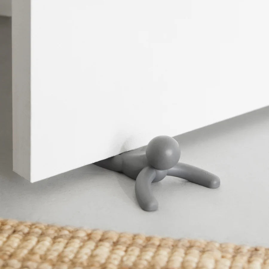Premium Charcoal Door Stopper - Heavy Duty Door Stop Wedge for Home & Office - Non-Slip Door Holder for Hardwood Floors & Carpets - Perfect for Bedrooms, Living Rooms & Offices