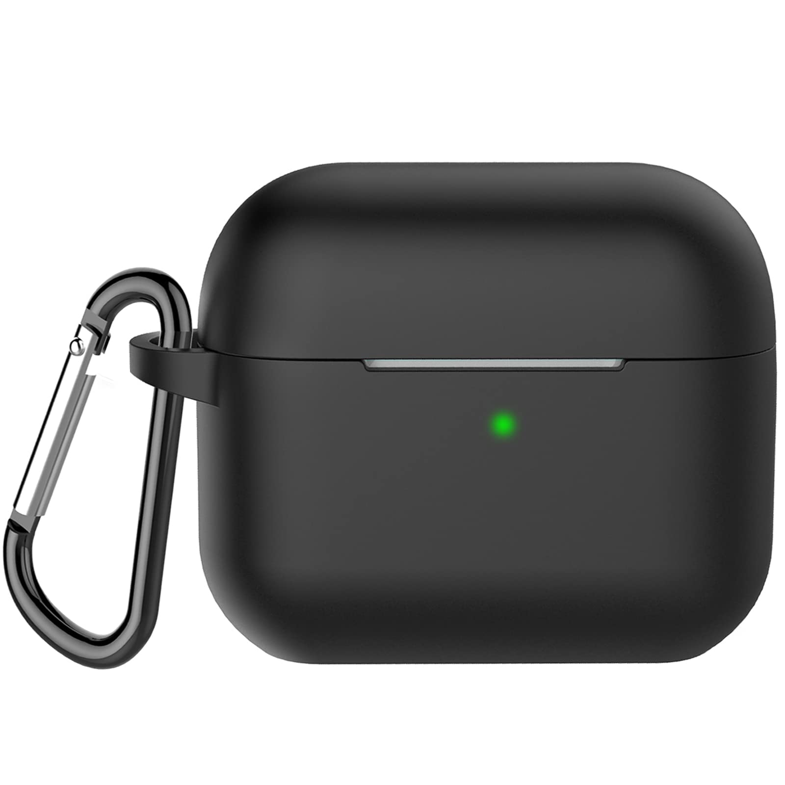 Premium Protective Silicone Case with Keychain for Apple AirPods 3 & AirPods 2 (2-Pack) - Shockproof Cover for Gym, Travel & Everyday Use