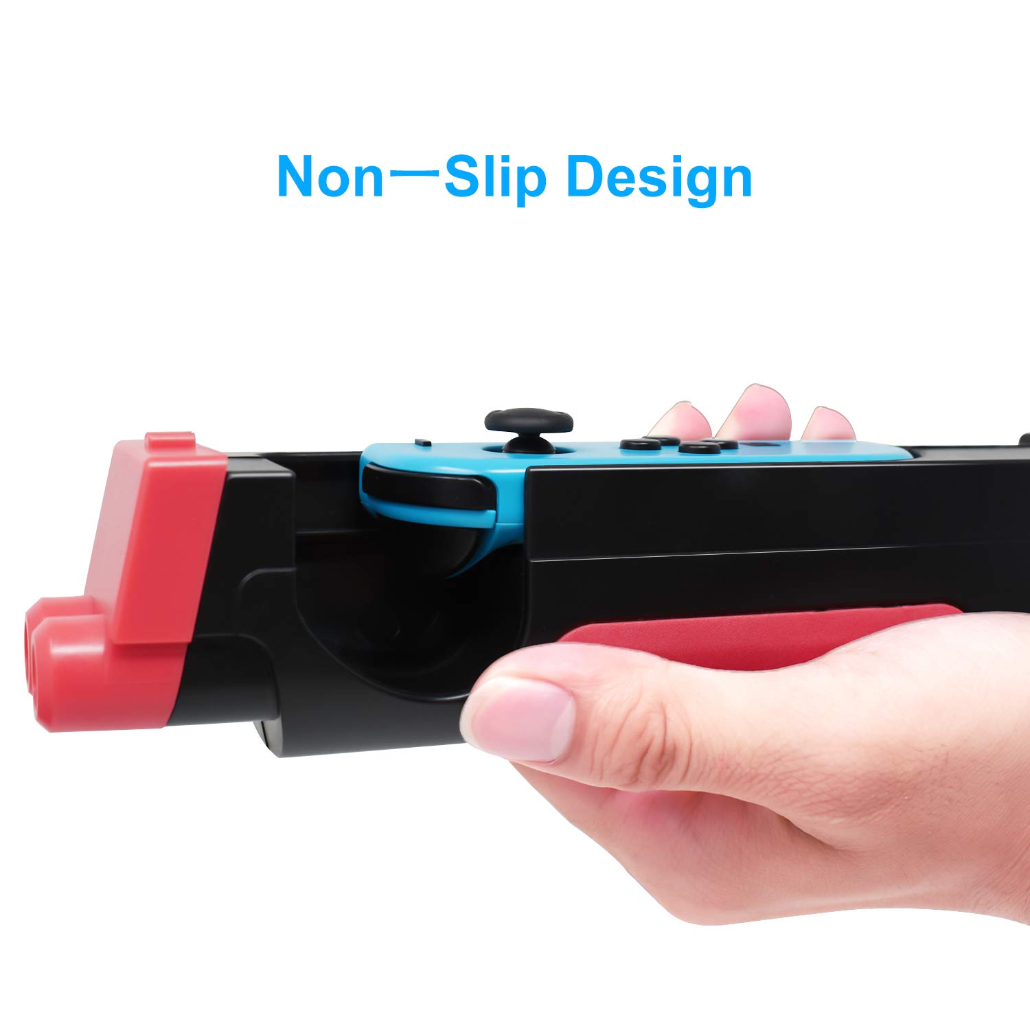 FASTSNAIL Joy-Con Gun Controller for Nintendo Switch & Switch OLED - Replacement Shooting Game Hand Grip Compatible with Switch Joycons | Perfect for FPS Games, Target Practice & VR Shooting Experiences