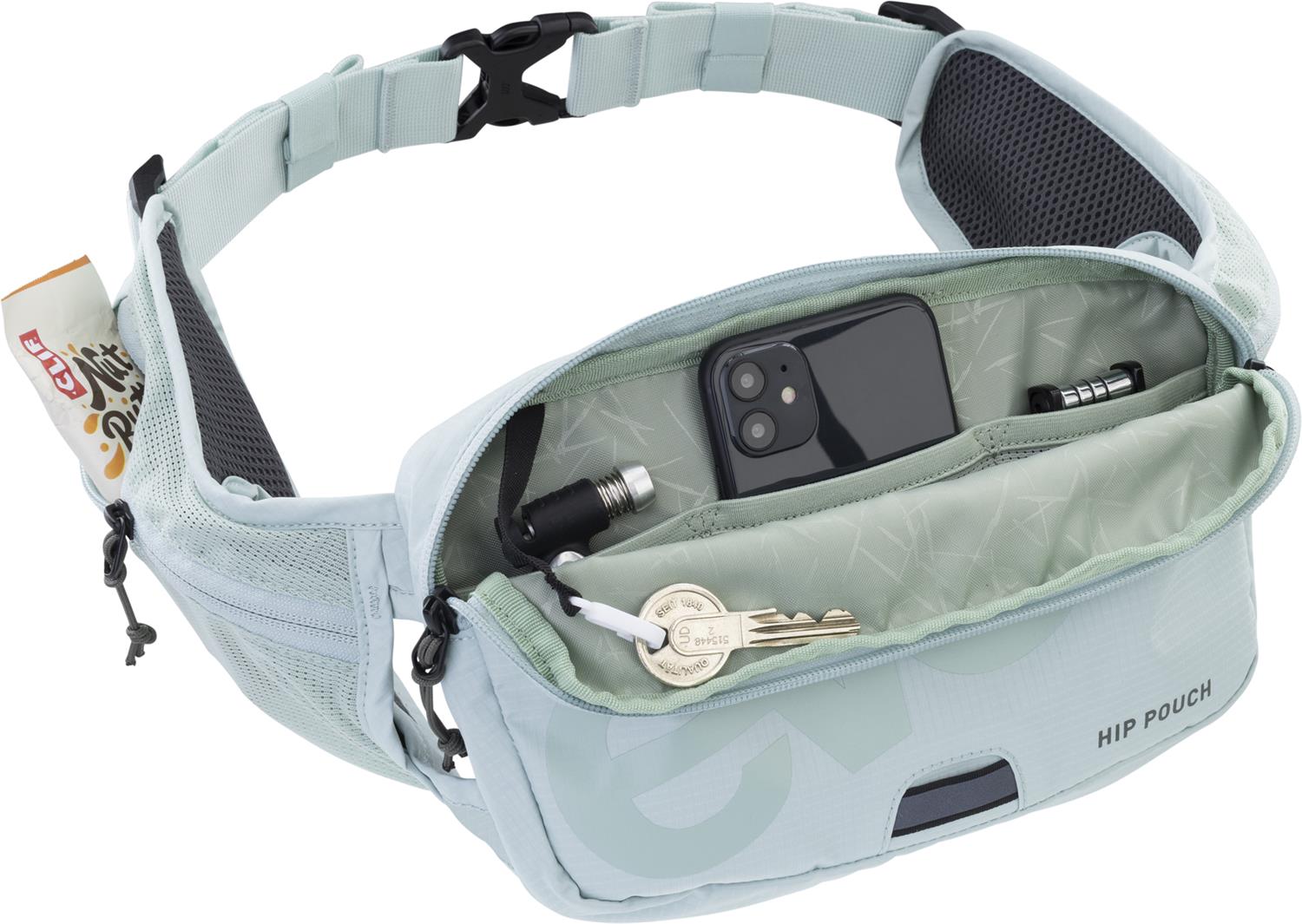 Evoc Hip Pouch 1L Waist Pack - Lightweight Running Belt for Hiking, Cycling & Travel (SS25 Collection) - Perfect for Outdoor Adventures and Daily Essentials