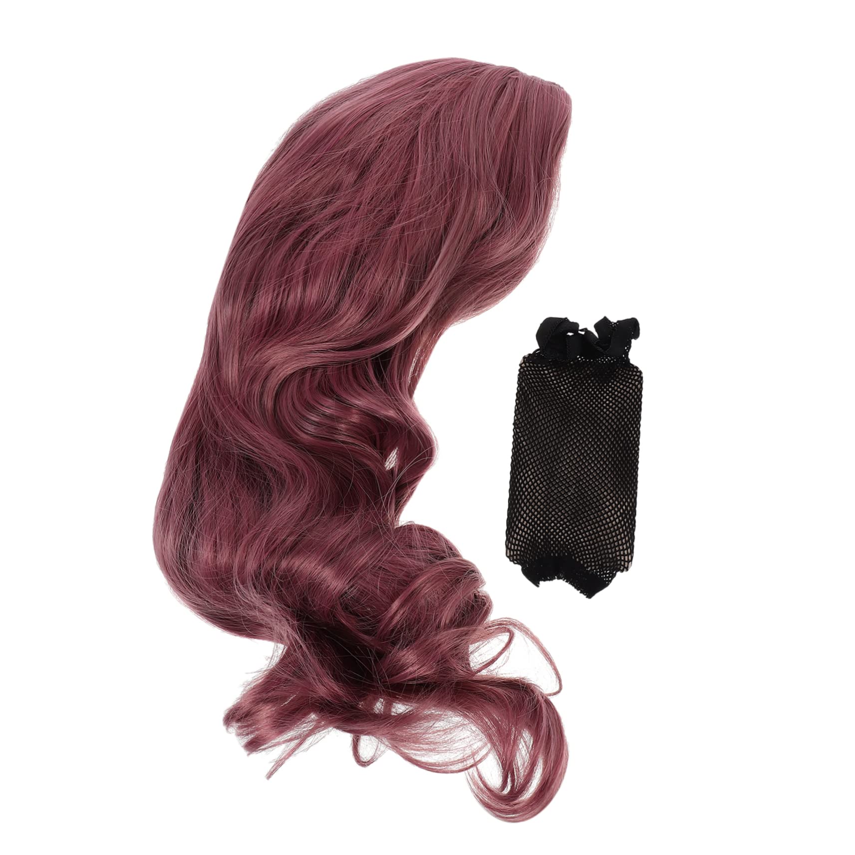 FOMIYES Purple Wavy Synthetic Cosplay Wig for Women - Shoulder Length Halloween & Christmas Party Wig - Perfect for Costumes, Cosplay, and Daily Fashion