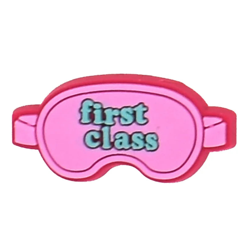 1Pcs PVC Pink Shoe Charms for Crocs - Cute DIY Accessories for Girls & Women - Perfect for Bracelets, Wristbands, Party Gifts & Jibbitz Decorations - Great for Birthday Parties, School Events & Fashion DIY Projects
