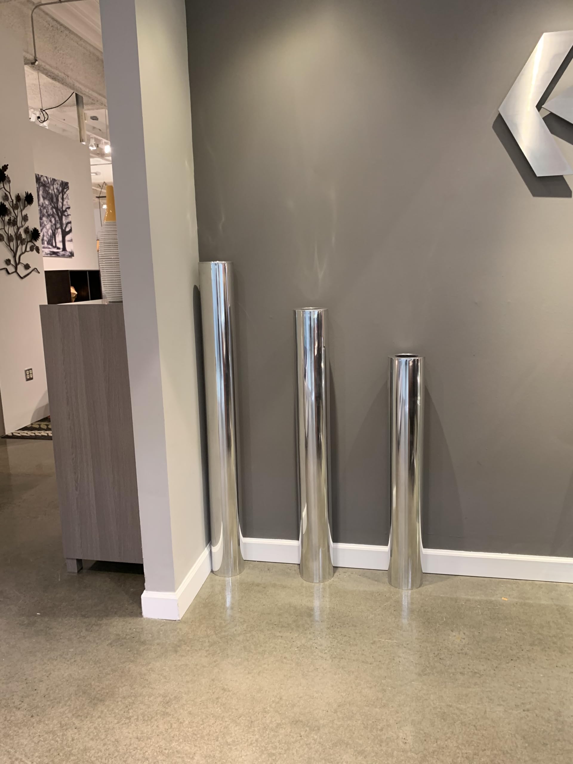 Modern Day Accents 3691 Cilindro XL Tall Floor Vase - 48