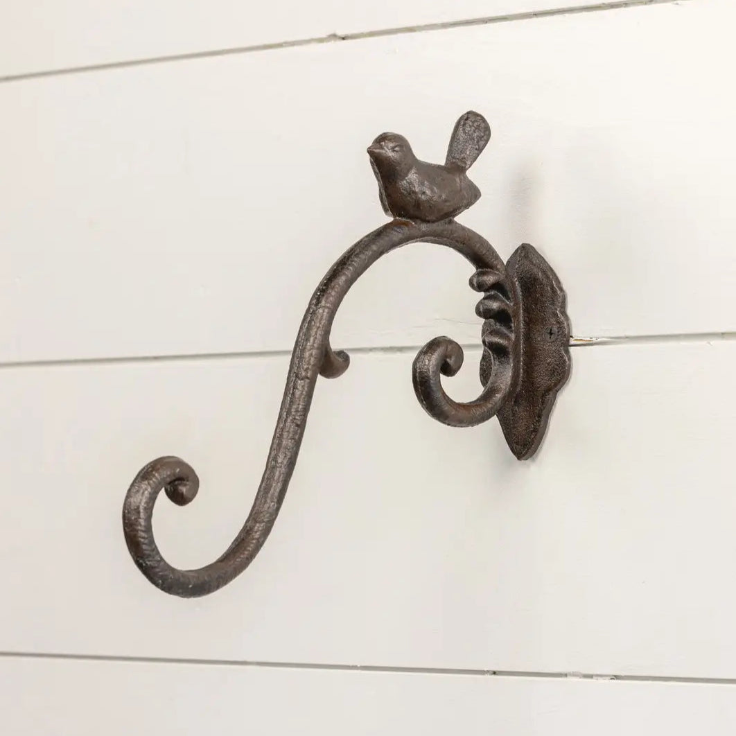 Brown Bird Hook - Decorative Wall Hooks for Hanging Coats, Hats & Keys | Perfect for Entryway, Bedroom & Kitchen Organization