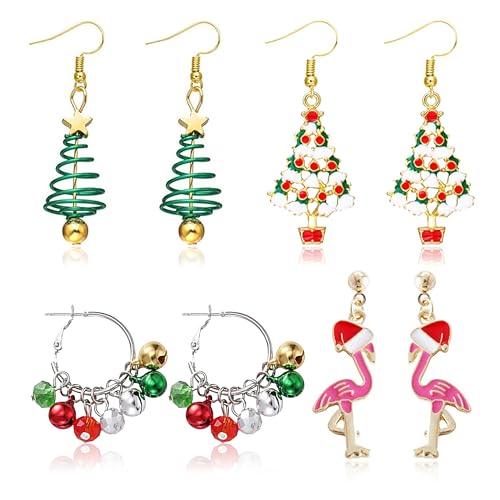 A7:4pairs christmas earrings