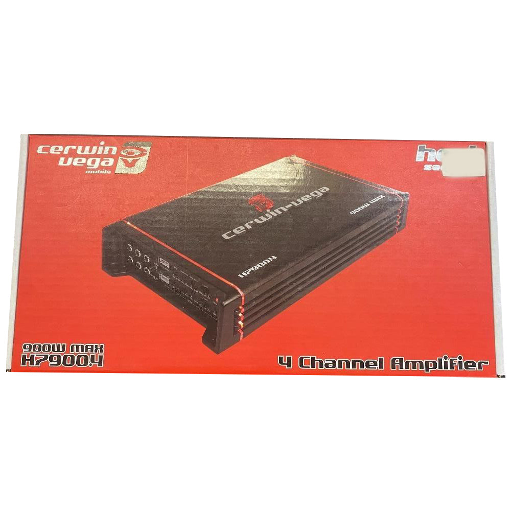 Cerwin Vega H7900.4 900W Max (360W RMS) HED 7 Series 4 Channel Car Amplifier - High Power Audio System for Cars, Trucks & SUVs - Perfect for Upgrading Your Vehicle Sound System