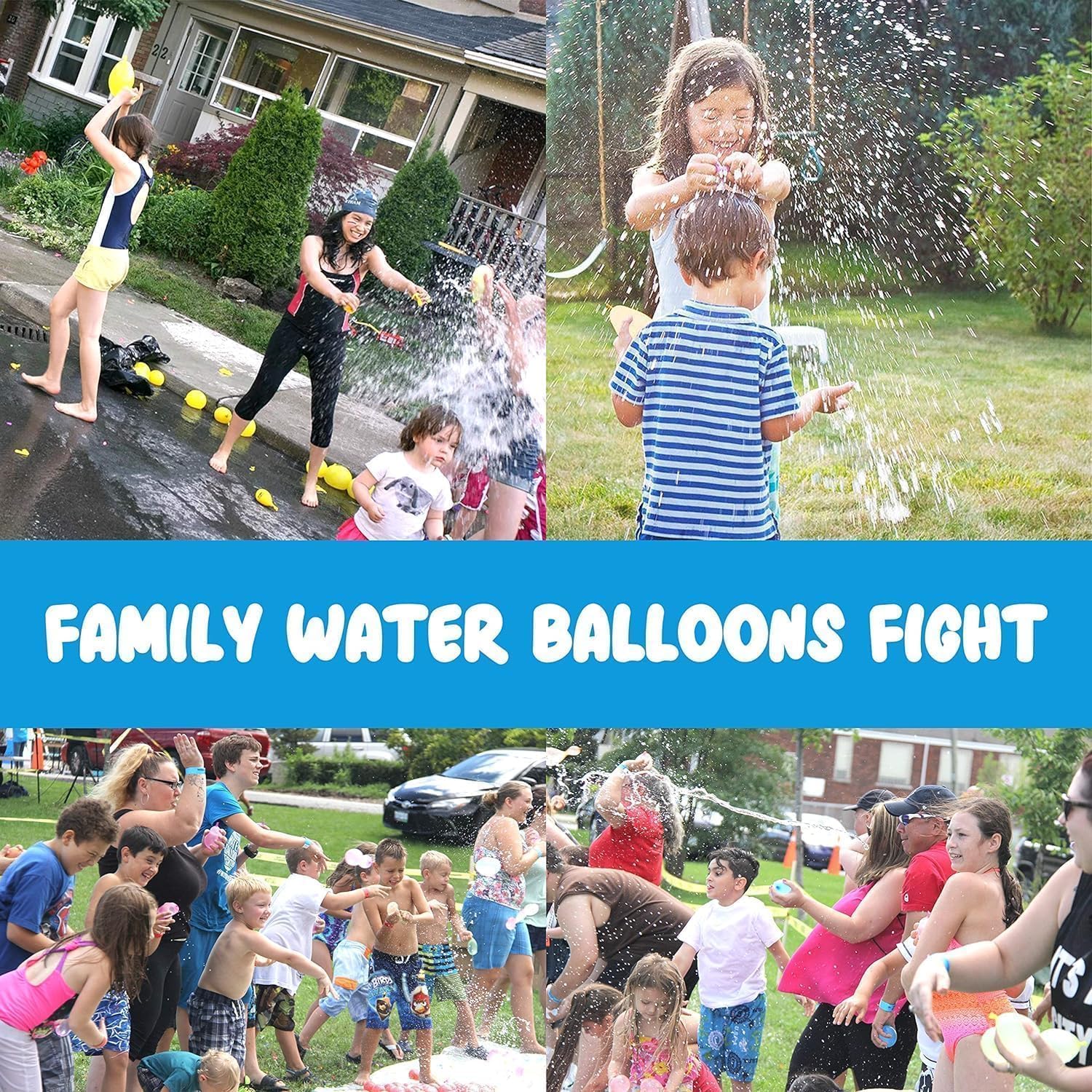 888PCS Quick Fill Self-Sealing Water Balloons - Mixed Colors Summer Water Toys for Kids | Perfect for Outdoor Parties, Pool Games & Backyard Water Fights