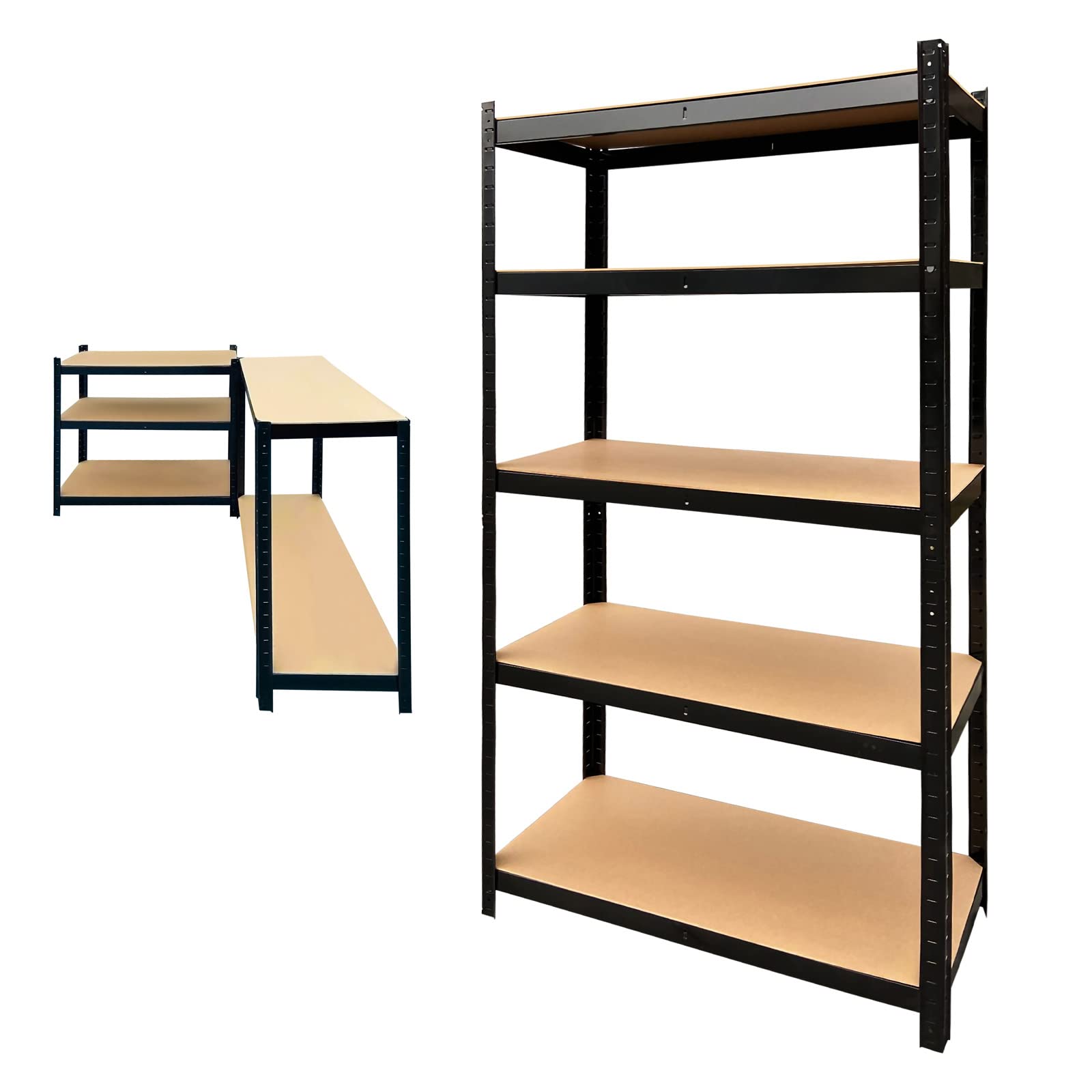 5-Tier Heavy Duty Metal Storage Shelves - 66