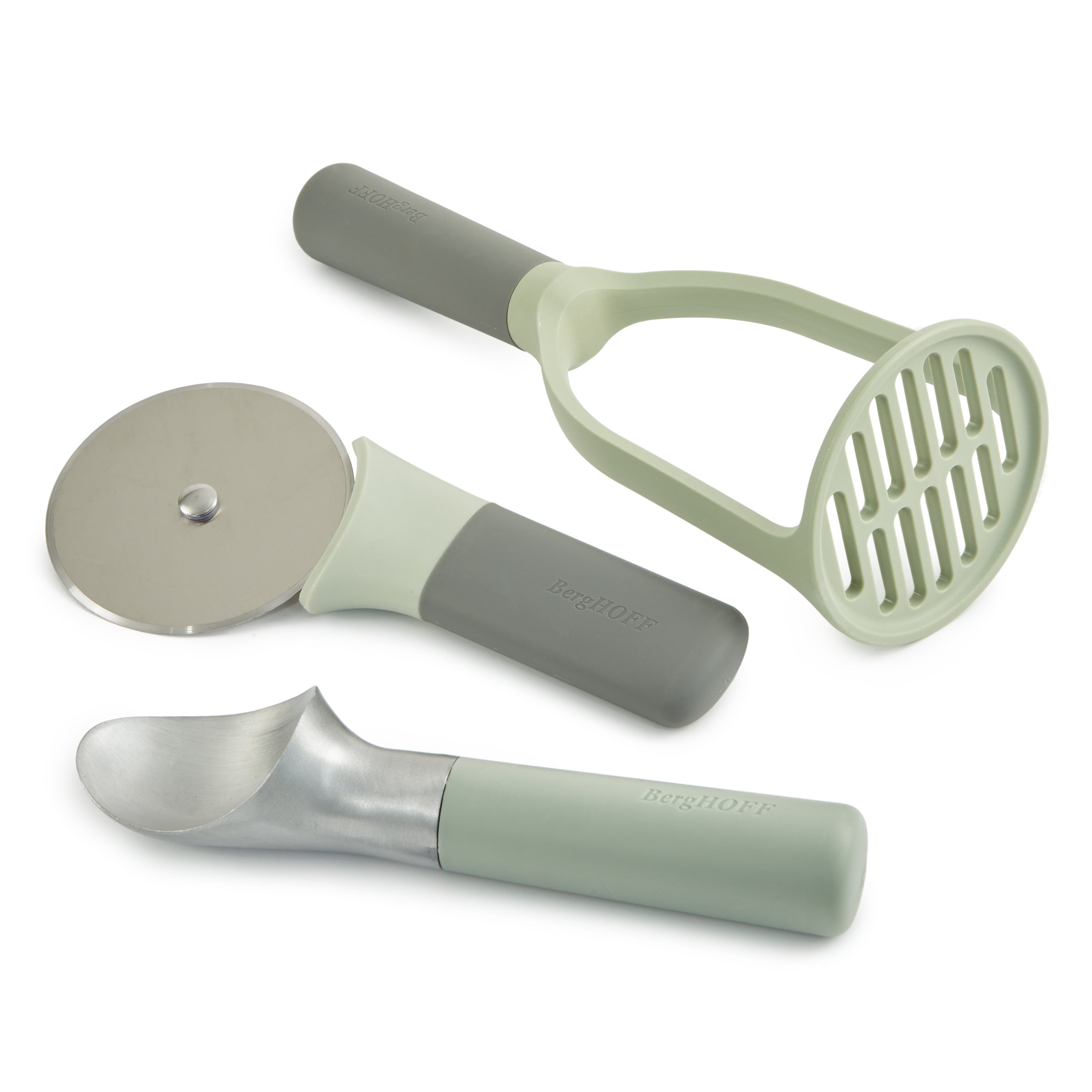 BergHOFF Leo Balance 3-Piece Kitchen Tool Set - High-Quality Spatula, Turner & Spoon for Cooking, Baking & Grilling - Perfect for Home Chefs & Professional Kitchens