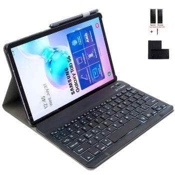 Removable Backlit Bluetooth Keyboard Case for Samsung Galaxy Tab S7 10.4