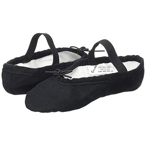 SANSHA Kids' 15C Star-Split Ballet Shoes - Lightweight Leather Dance Shoes for Girls & Boys - Perfect for Ballet Class, Recital & Dance Practice