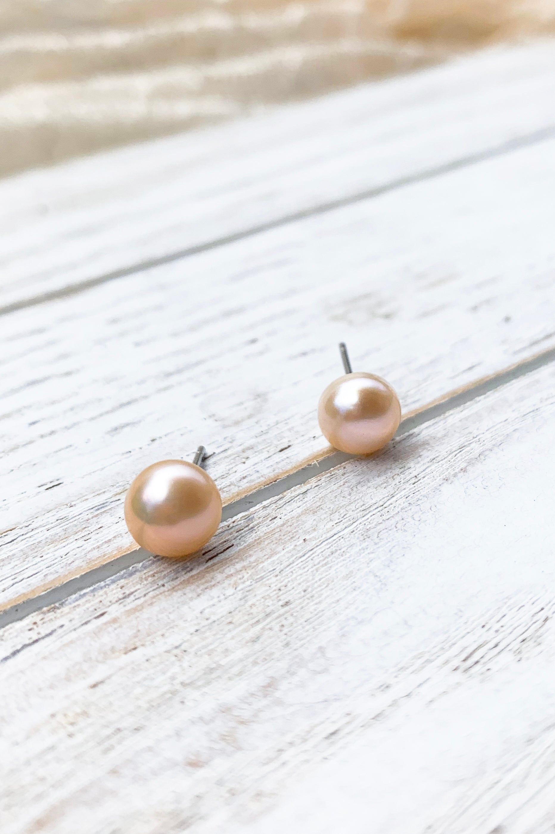 5mm Freshwater Pearl Stud Earrings for Women - Classic Elegant Bridal Jewelry, Wedding Party Gifts, Birthday Present for Her - Perfect for Bridesmaids, Anniversary & Special Occasions
