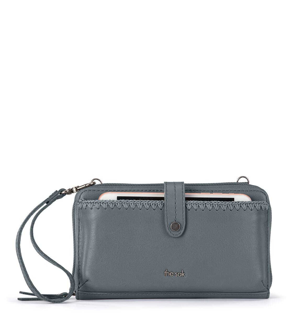 The Sak Women's Iris Large Leather Crossbody Bag - Stylish & Functional Smartphone Purse for Everyday Use, Travel & Work