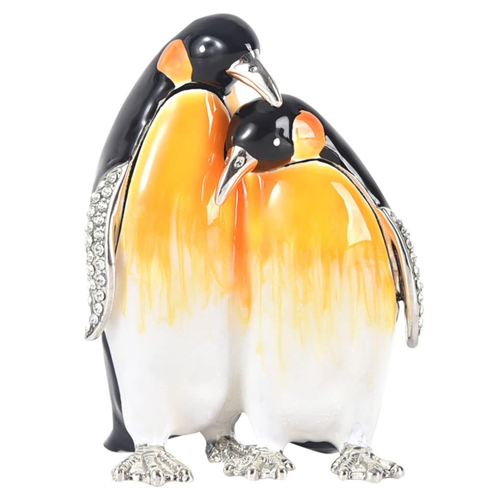 Handmade Penguin Design Jewelry Box - Unique Gift for Women, Home Decor, Birthday Present | Perfect for Jewelry Storage, Christmas Gifts & Room Decoration