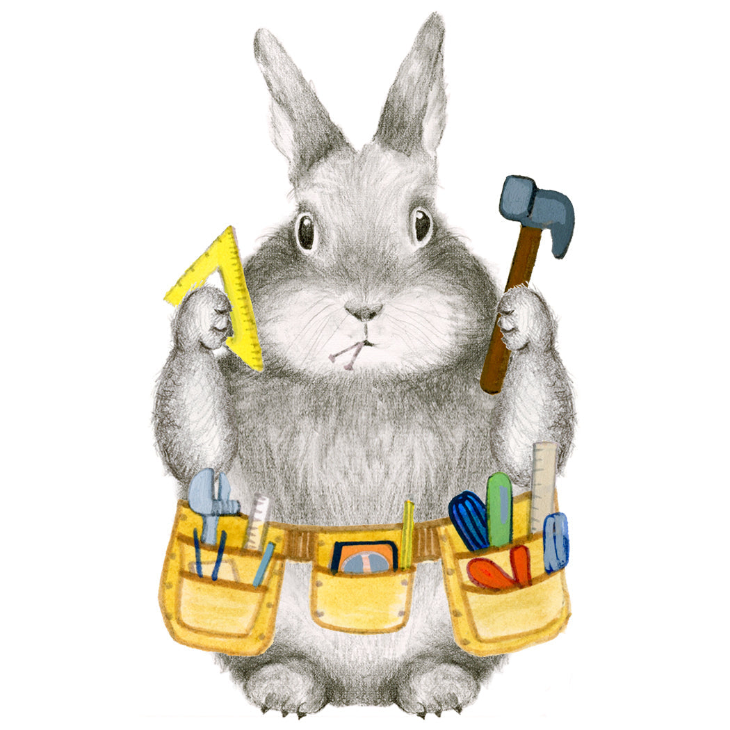 Dad Bunny Card - Funny Father's Day Greeting Card for Dads - Perfect for Birthday, Anniversary & Special Occasions