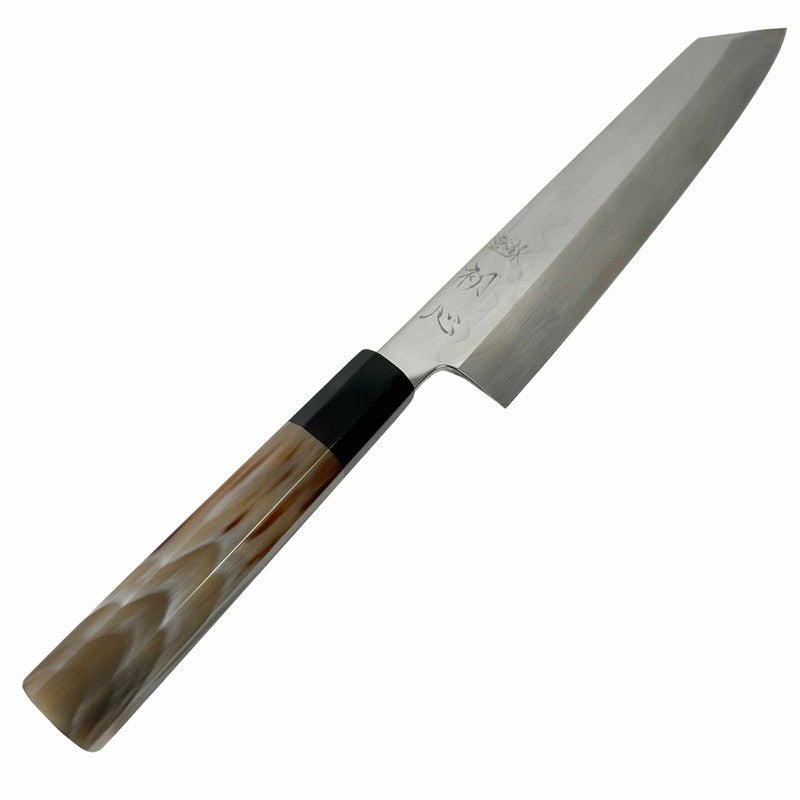 Premium Honyaki Kiritsuke Gyuto Knife 240mm by Satoshi Nakagawa - Japanese White Steel Chef's Knife for Sushi, Sashimi & Precision Cutting