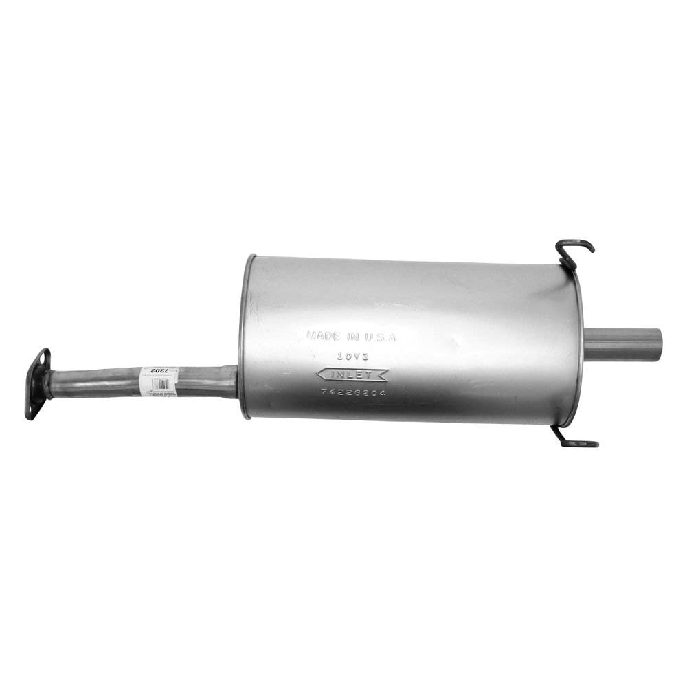 AP Exhaust Products 7302 High-Performance Exhaust Muffler for Cars & Trucks - Reduce Noise & Improve Engine Efficiency for Daily Commute & Road Trips