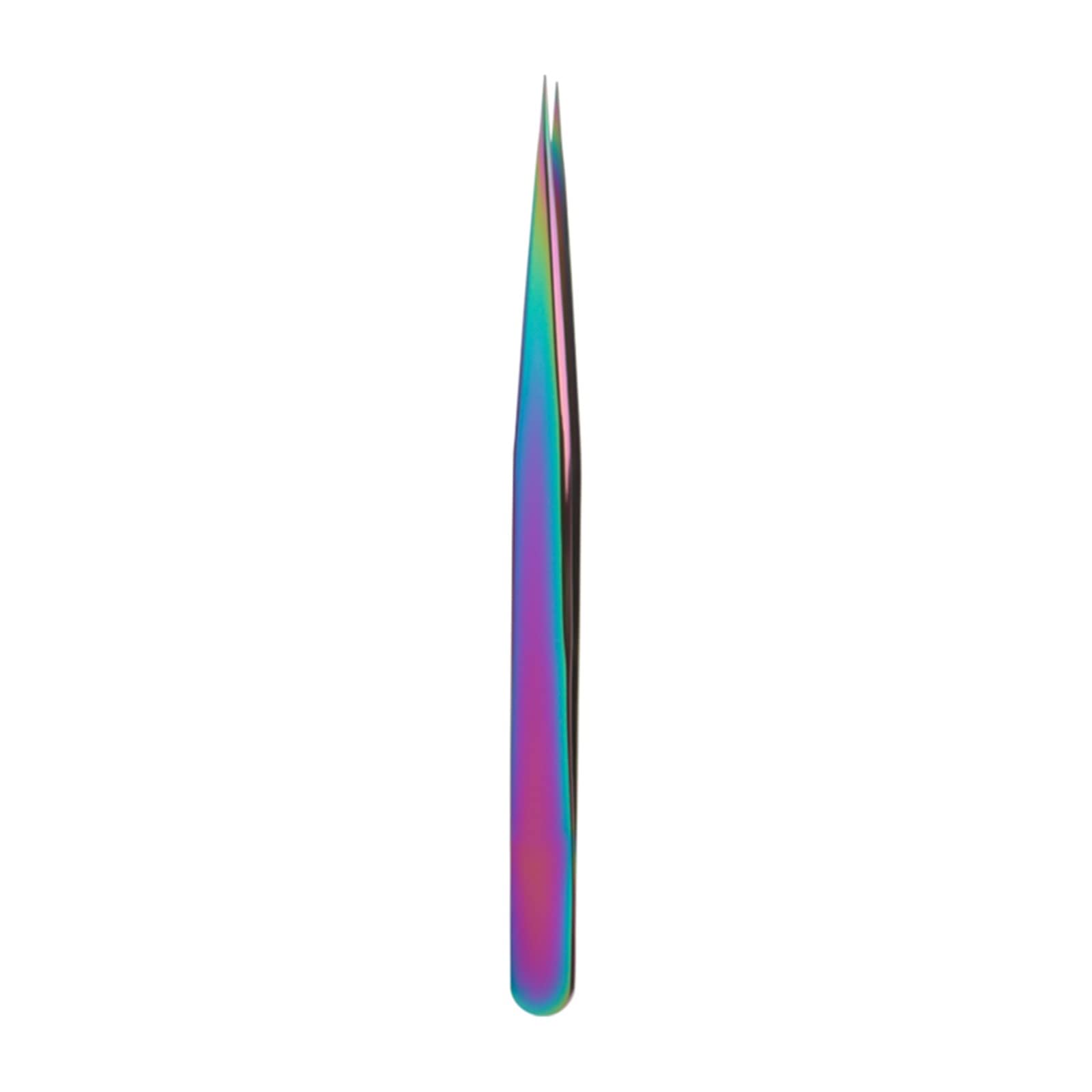 Professional Anti-Static Stainless Steel Eyelash Tweezers & Expander - Precise Lash Extension Tools for Salon & Home Use (Color 04) - Perfect for Eyelash Extensions, False Lashes & Makeup Application