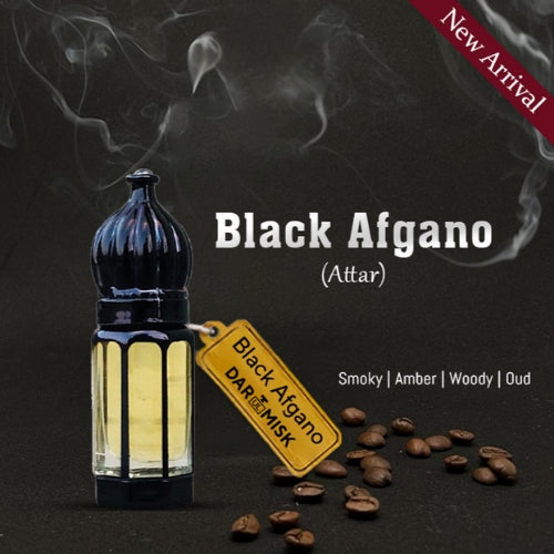 12ML Pure Premium Black Afgano Perfume Oil (Made in KSA) - Saudi Arabian Luxury Fragrance for Men & Women - Perfect for Evening Wear, Special Occasions & Gift Giving