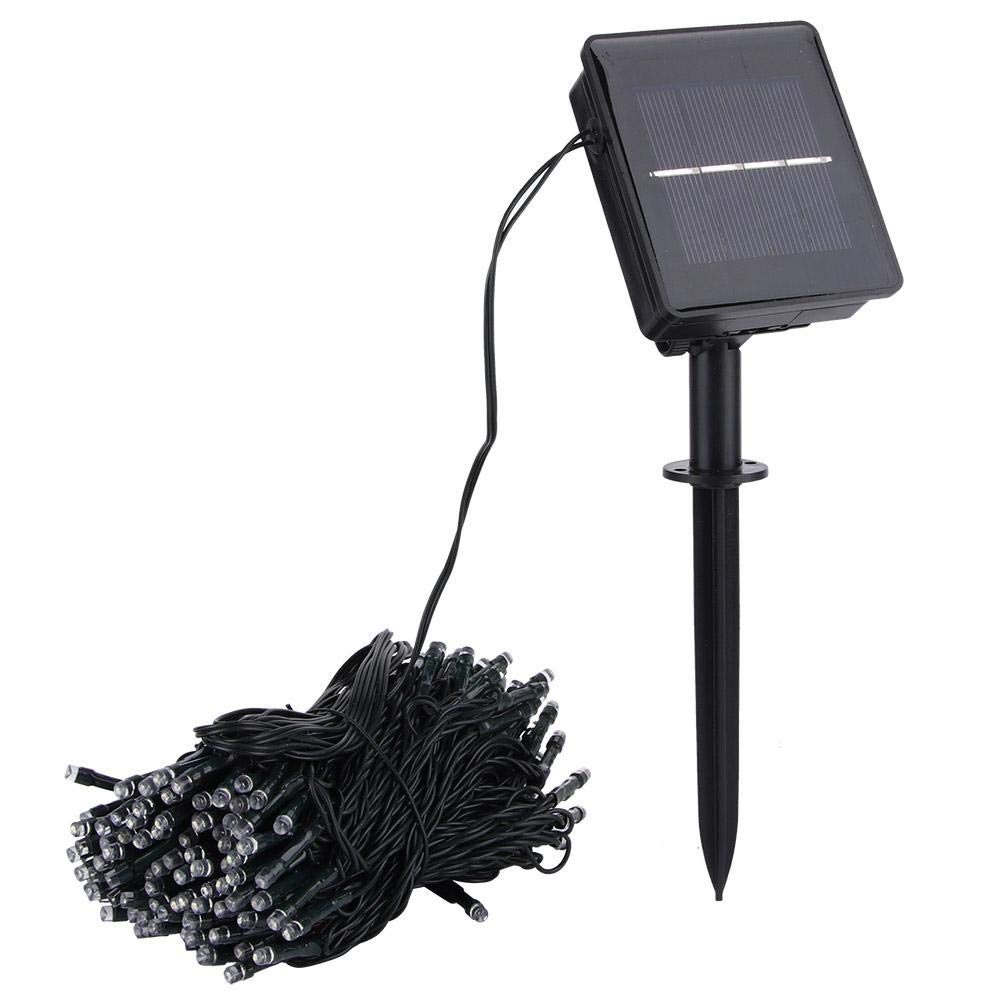 AMONIDA 22M 200LED Solar String Lights with 8 Lighting Modes - Waterproof Outdoor Fairy Lights for Garden, Patio, Wedding & Party Decor (White, 22 Meters)