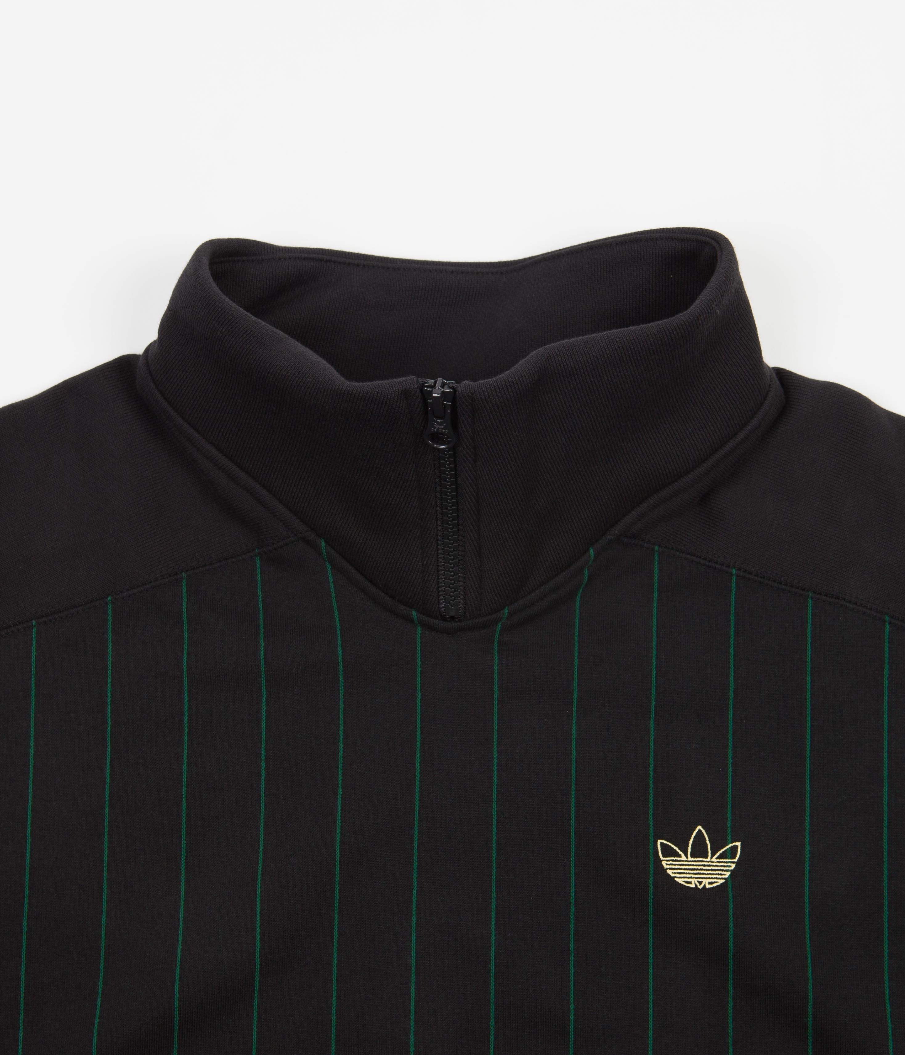 Adidas Tyshawn Sweatshirt for Men - Black & Collegiate Green Pullover Hoodie | Gym, Running, Casual Wear