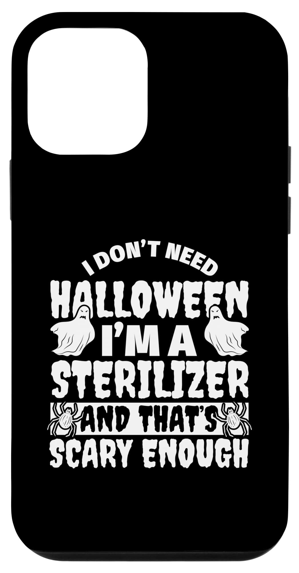 iPhone 12 Mini Sterilizer Case - Funny Halloween Design for Daily Protection