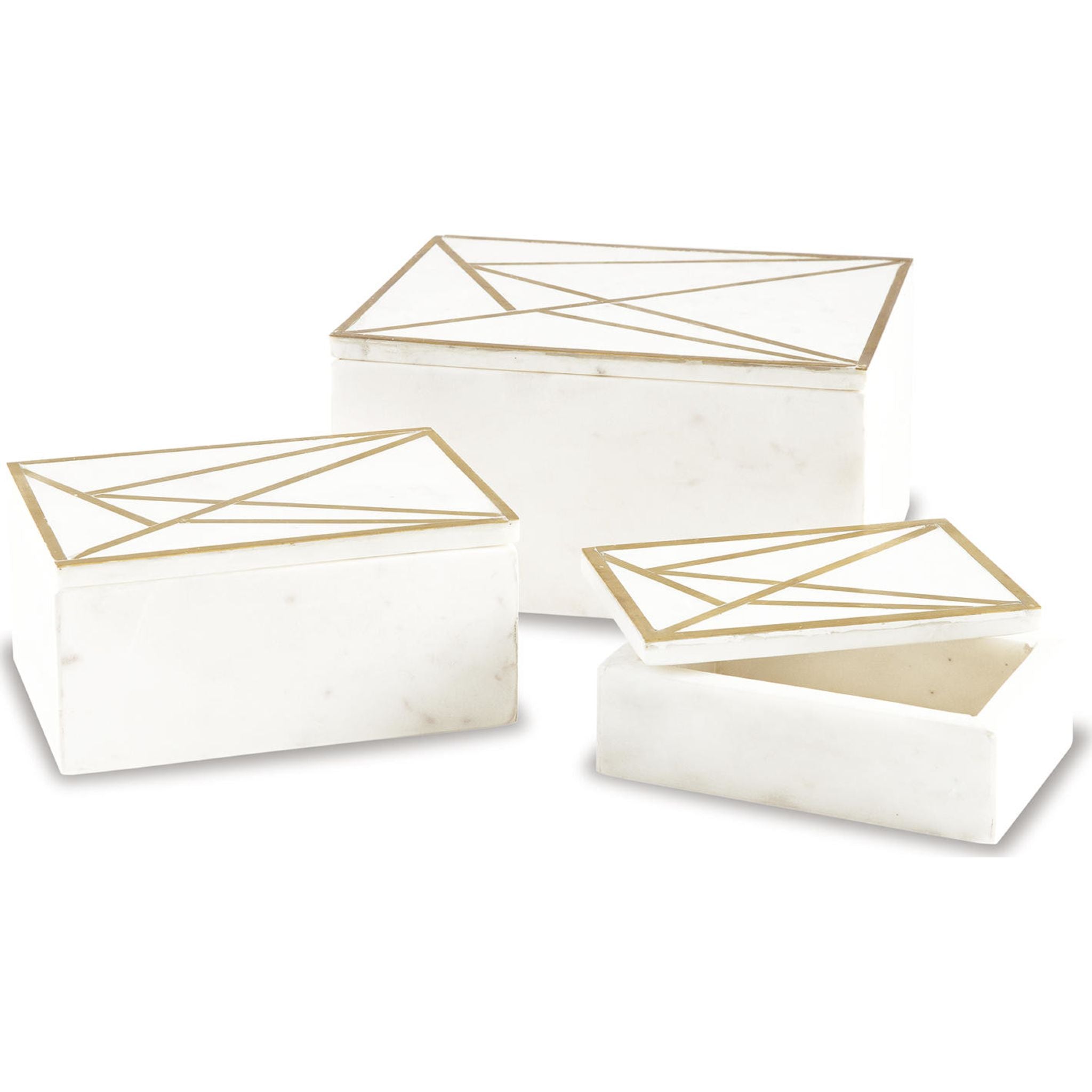 Premium Ackley Storage Boxes (Set of 3) - Stackable Organizer for Home, Office & Craft Supplies - Durable Plastic Containers for Closet, Pantry & Toy Organization