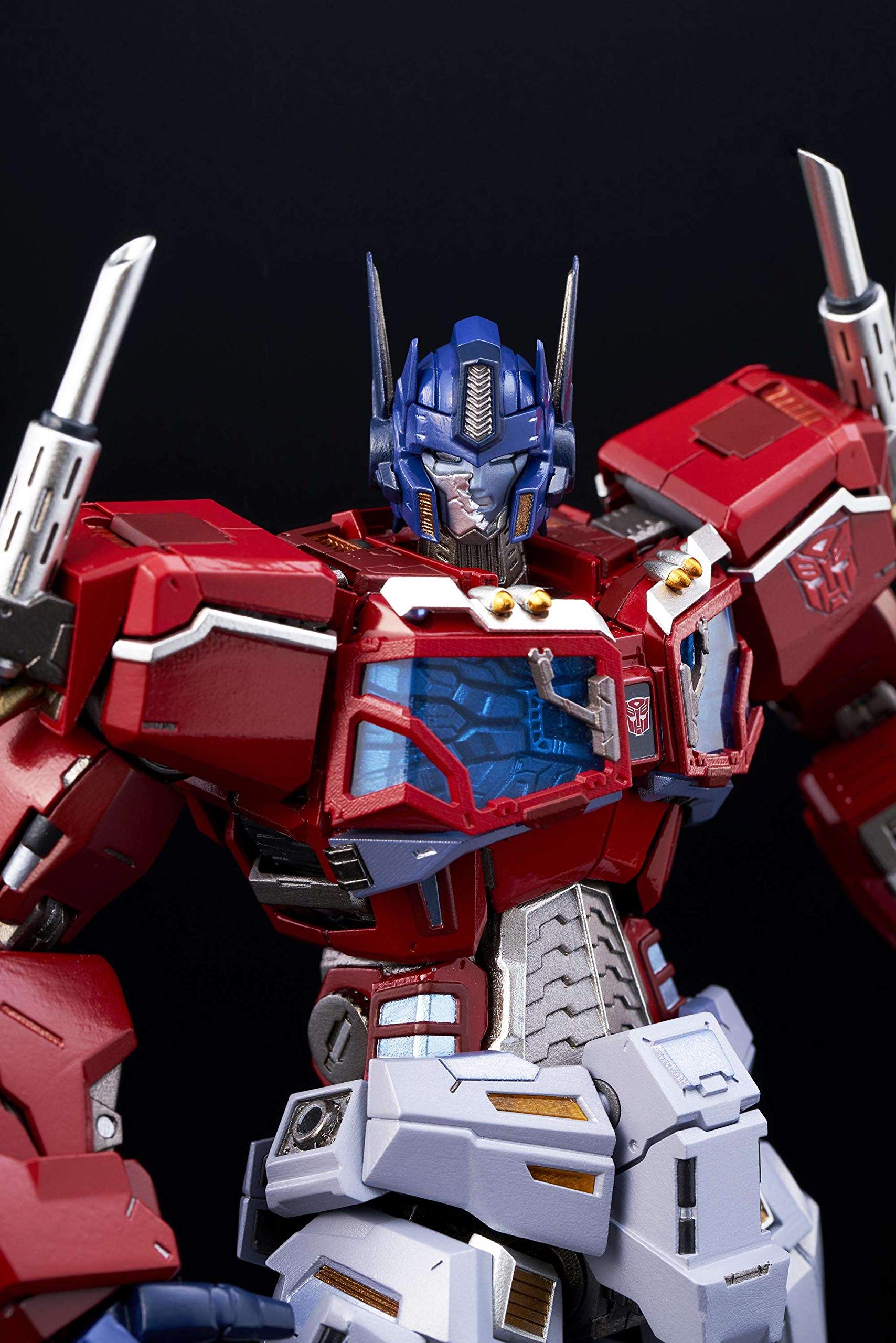 Flame Toys Transformers Optimus Prime Kuro Kara Kuri #05 Action Figure - Premium Collectible Model for Display & Gifts - Perfect for Anime Fans & Robot Enthusiasts