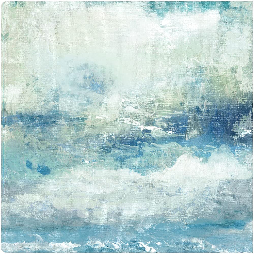 Topaz Cloudscape Fine Art Canvas Wall Decor by Janet Tava - 48x48 Inch Ready-to-Hang Painting for Living Room, Bedroom, Office - Perfect for Modern Home & Office Decor