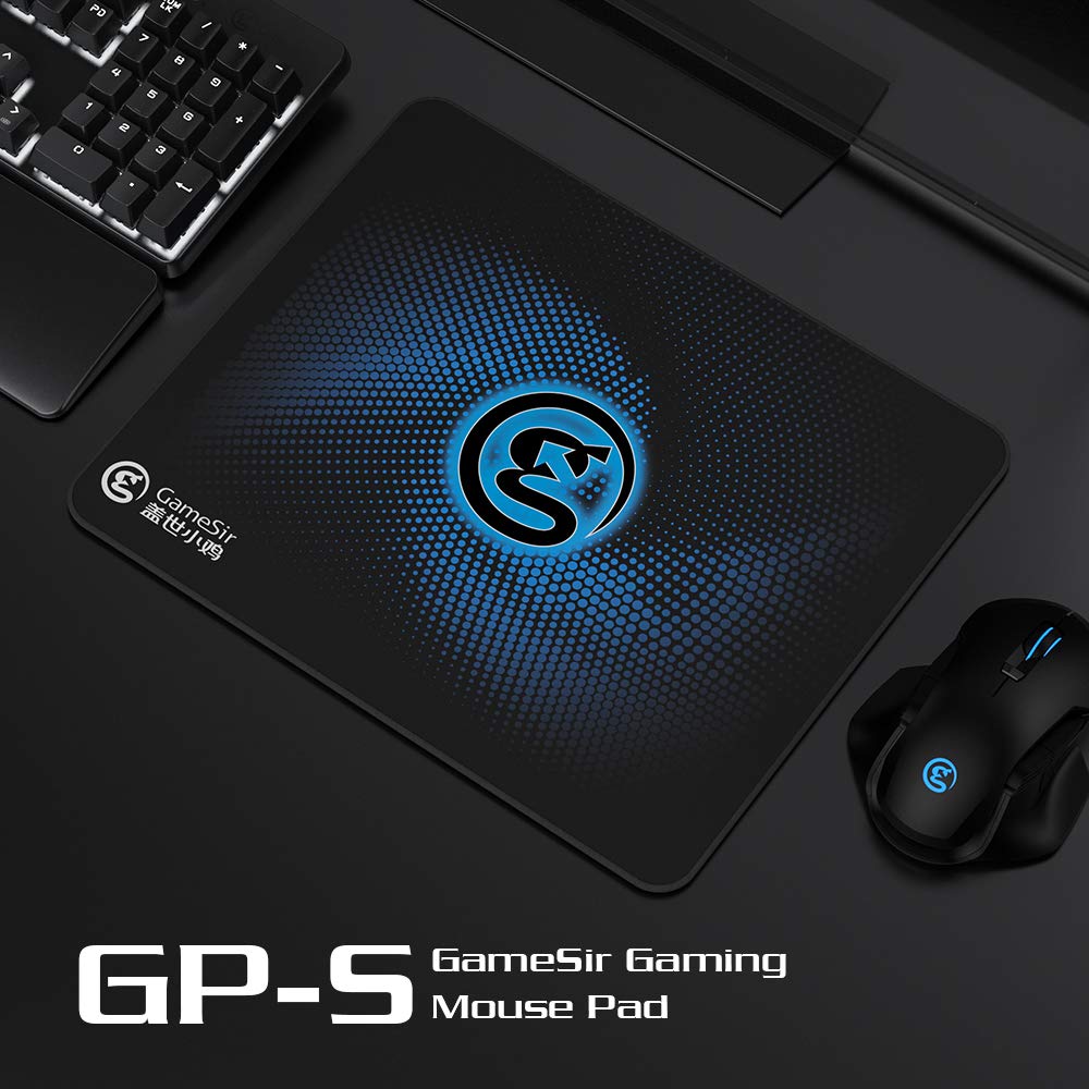 GameSir Premium Textured Mouse Pad - Non-Slip Rubber Base Gaming Mouse Mat for PC, Laptop, Computer | Perfect for Office Work, Gaming & Home Use