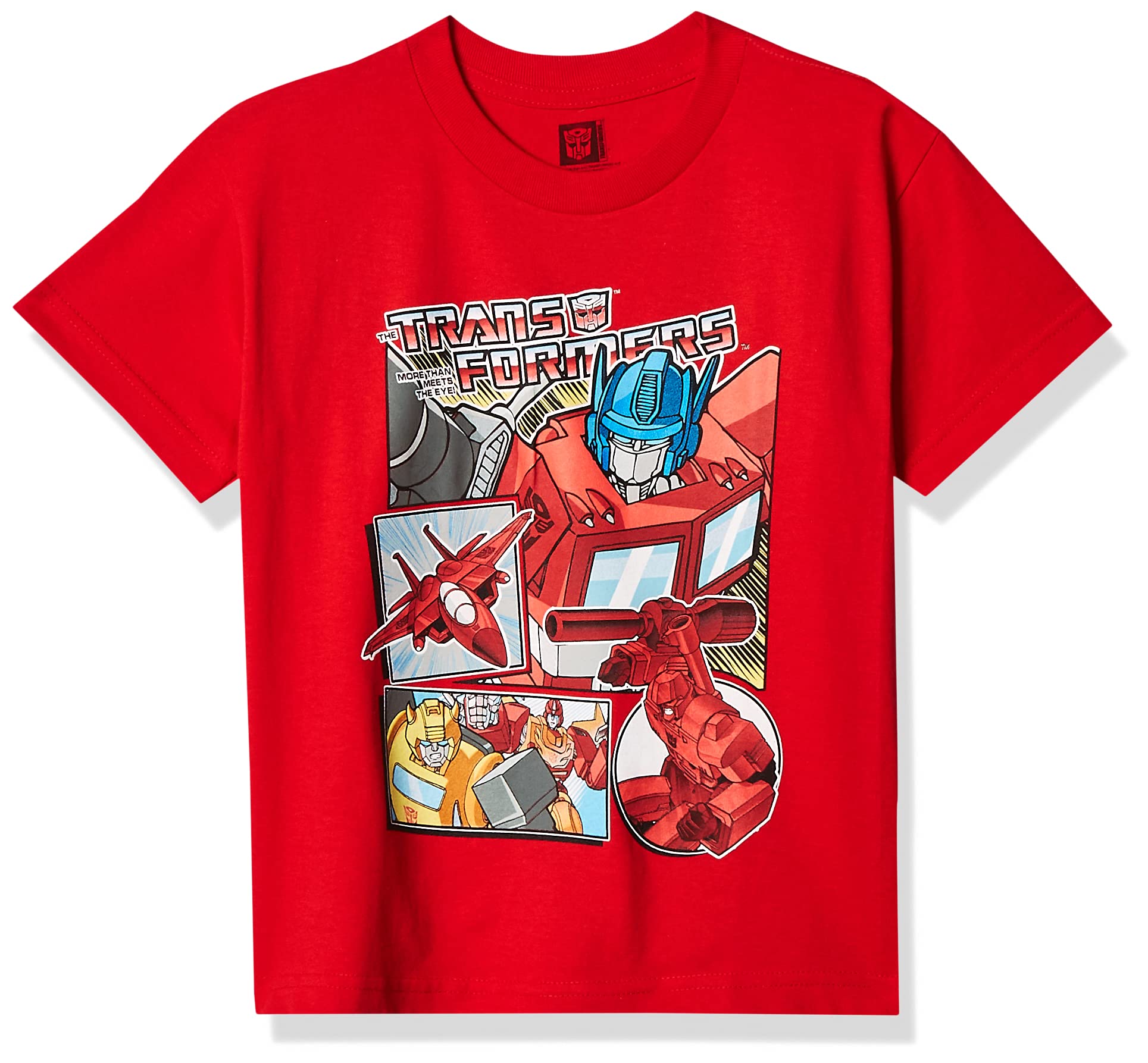 Transformers Boys' Short Sleeve Graphic T-Shirt - Cool Cartoon Character Tee for Kids - Perfect for Playdates, Birthday Parties & Everyday Wear