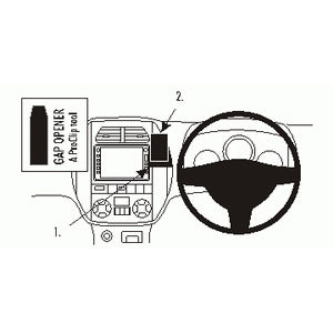 ClicOn No Holes Center Dash Mount for Toyota RAV4 (2004-2005) - Secure Phone Holder for Hands-Free Navigation & Driving Safety