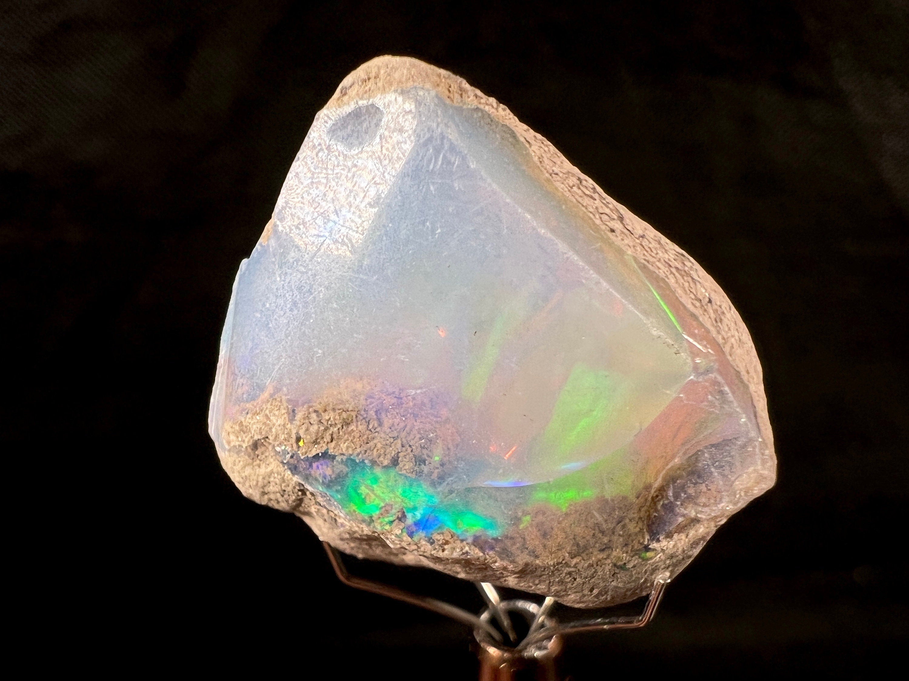 4A XL Raw Welo Opal Crystal - Premium Cutting Grade Natural Opal Gemstone, October Birthstone for Jewelry Making & Collection | Perfect for Engagement Rings, Necklaces & Healing Crystals