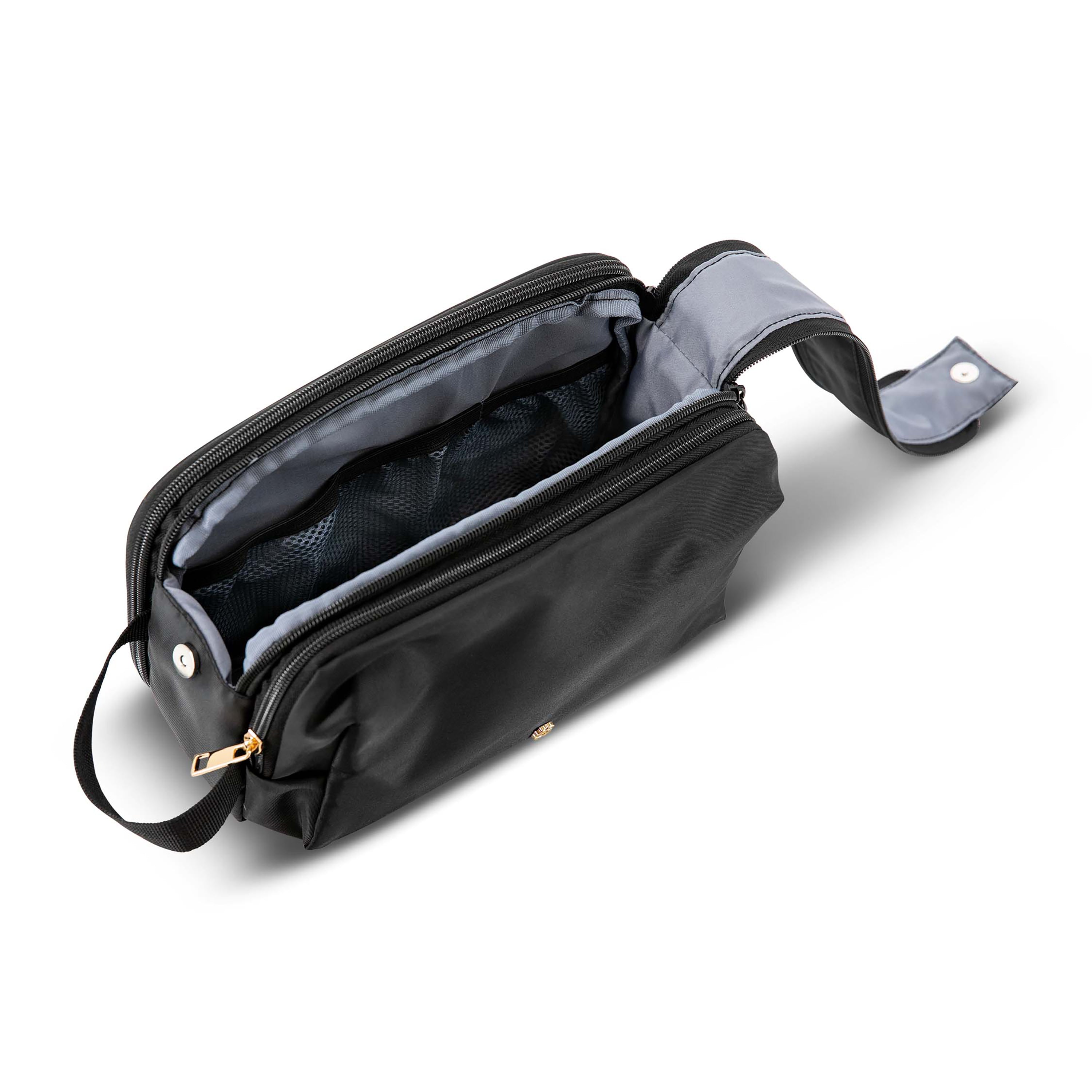 Samsonite Companion Bags Top Zip Deluxe Travel Kit - Premium Toiletry Organizer for Men & Women - Perfect for Business Trips, Vacations & Gym Essentials Storage