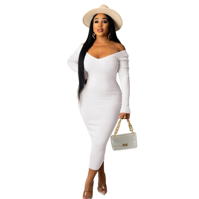 Slim Sexy Dress for Women - Elegant Bodycon Party Dress - Perfect for Night Out, Club, Date Night & Special Occasions