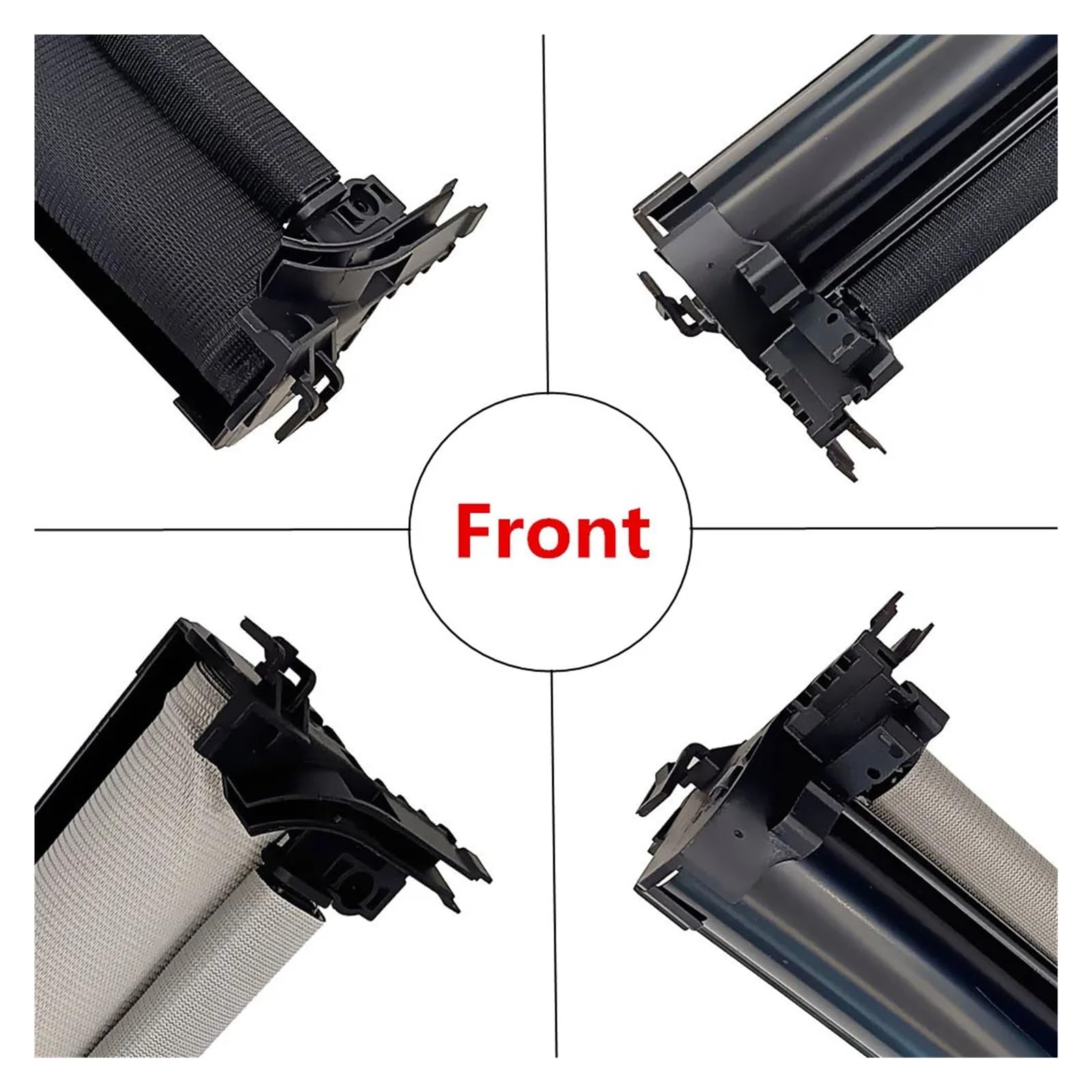 Mercedes Benz GLA X156 X205 W205 C200 C220 C260 C300 Panoramic Sunroof Sunshade Curtain Cover Assembly (2015-2018 Models, Beige Front) - Perfect for Sun Protection & Interior Cooling During Summer Drives